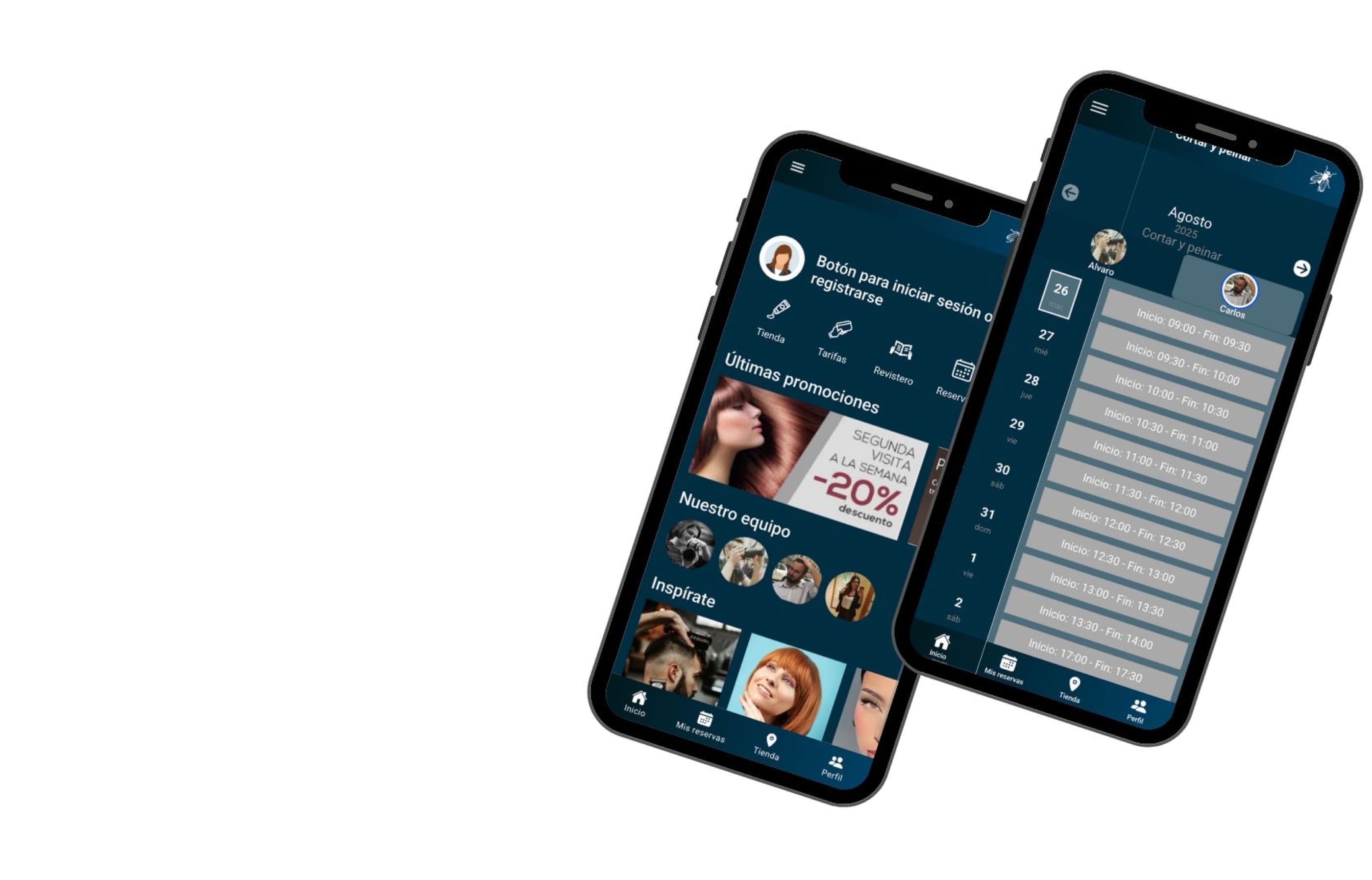 App móvil y panel de Citapprevia